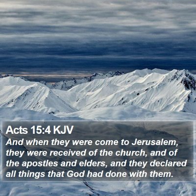 Acts 15:4 KJV Bible Verse Image