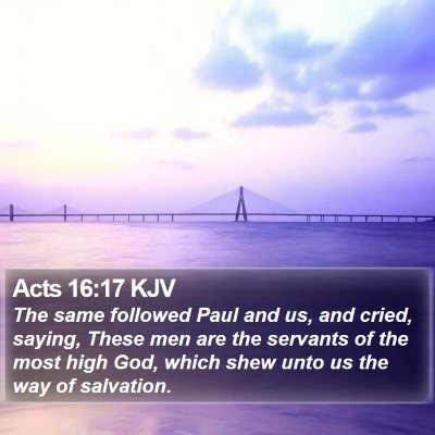 Acts 16:17 KJV Bible Verse Image