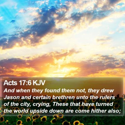 Acts 17:6 KJV Bible Verse Image