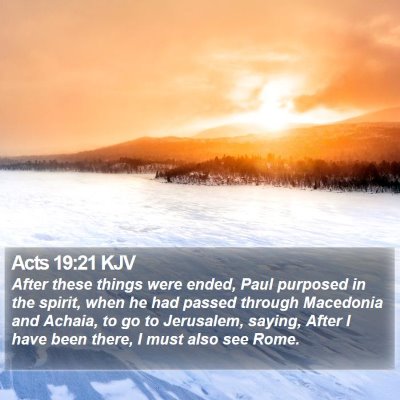 Acts 19:21 KJV Bible Verse Image