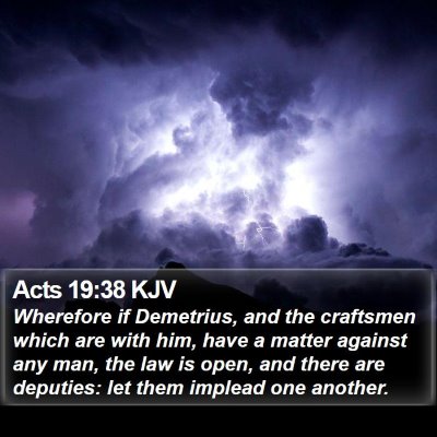 Acts 19:38 KJV Bible Verse Image