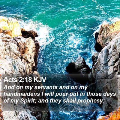 Acts 2:18 KJV Bible Verse Image
