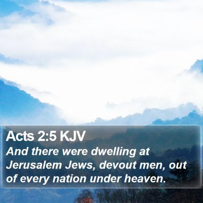Acts 2:5 KJV Bible Verse Image