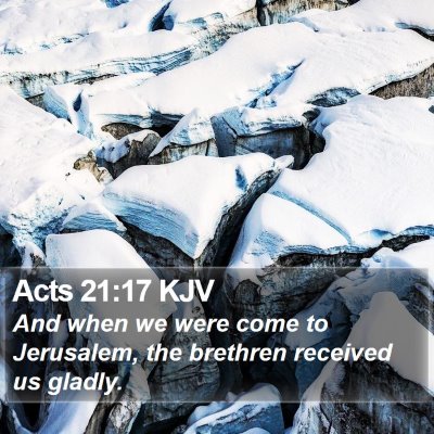 Acts 21:17 KJV Bible Verse Image