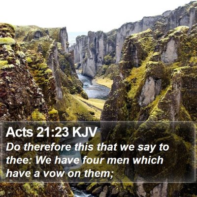 Acts 21:23 KJV Bible Verse Image