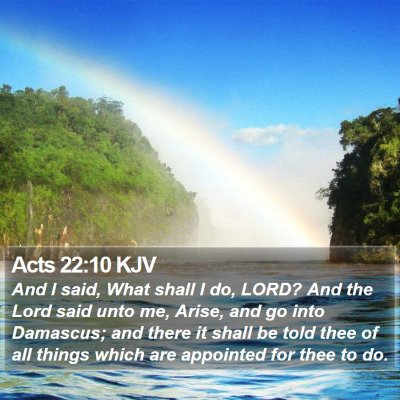 Acts 22:10 KJV Bible Verse Image