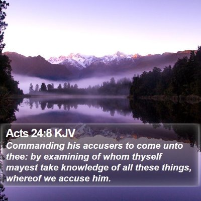 Acts 24:8 KJV Bible Verse Image