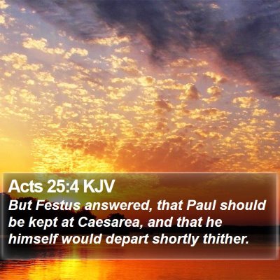 Acts 25:4 KJV Bible Verse Image