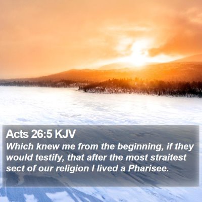 Acts 26:5 KJV Bible Verse Image