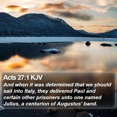 Acts 27:1 KJV Bible Verse Image