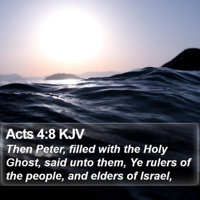 Acts 4:8 KJV Bible Verse Image