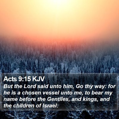 Acts 9:15 KJV Bible Verse Image
