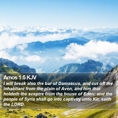 Amos 1:5 KJV Bible Verse Image