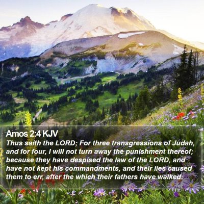 Amos 2:4 KJV Bible Verse Image