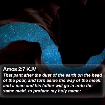 Amos 2:7 KJV Bible Verse Image