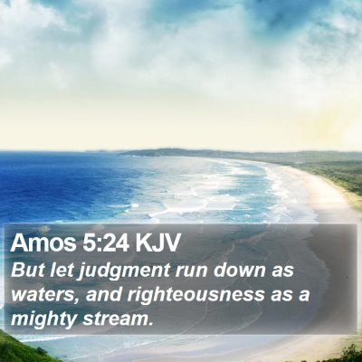 Amos 5:24 KJV Bible Verse Image