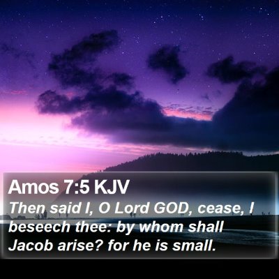 Amos 7:5 KJV Bible Verse Image