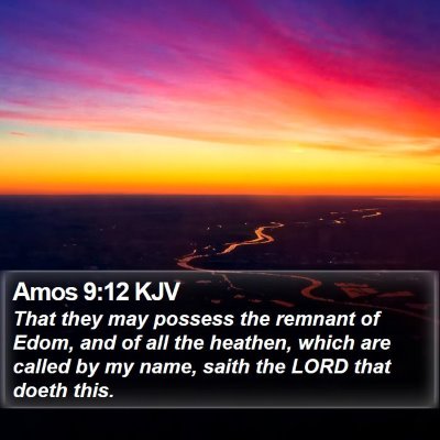 Amos 9:12 KJV Bible Verse Image