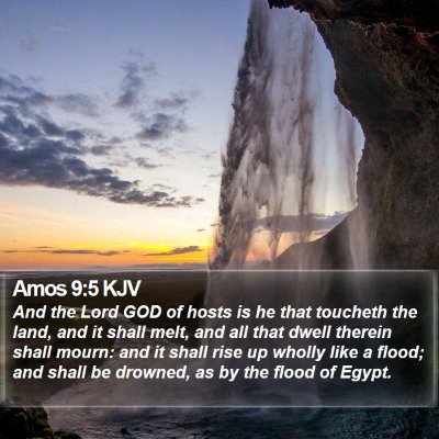 Amos 9:5 KJV Bible Verse Image