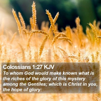 Colossians 1:27 KJV Bible Verse Image