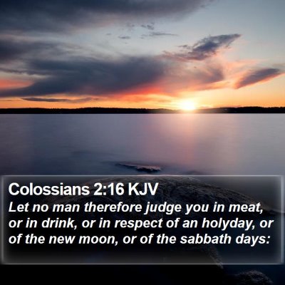 Colossians 2:16 KJV Bible Verse Image