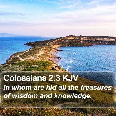 Colossians 2:3 KJV Bible Verse Image