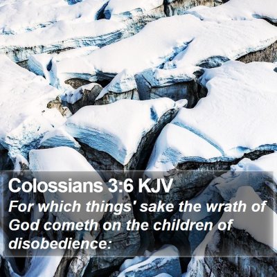 Colossians 3:6 KJV Bible Verse Image