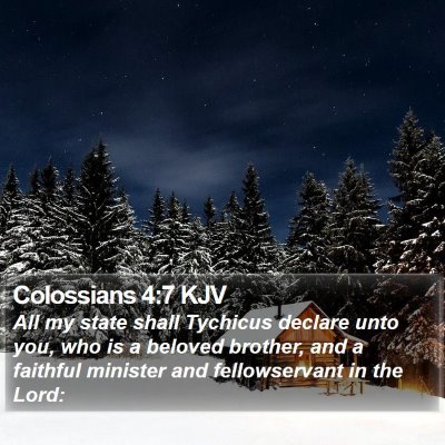 Colossians 4:7 KJV Bible Verse Image