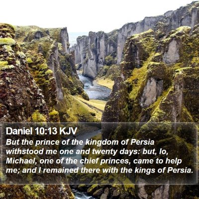 Daniel 10:13 KJV Bible Verse Image