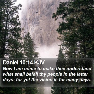Daniel 10:14 KJV Bible Verse Image