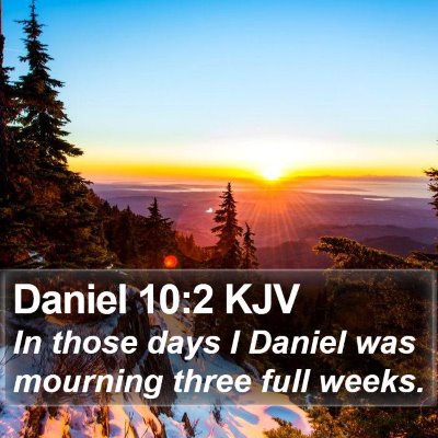 Daniel 10:2 KJV Bible Verse Image