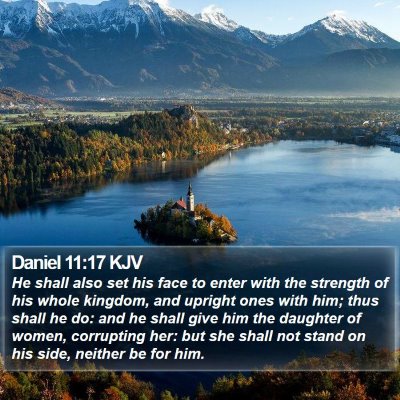 Daniel 11:17 KJV Bible Verse Image