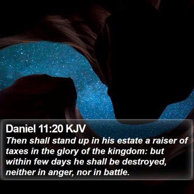 Daniel 11:20 KJV Bible Verse Image