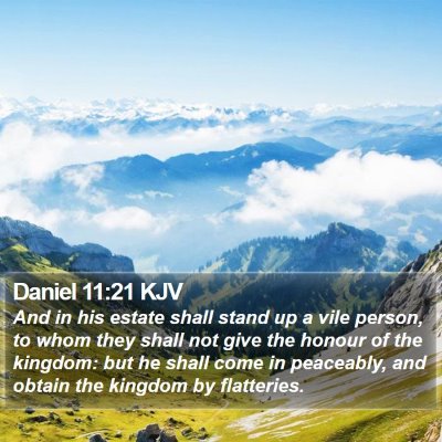 Daniel 11:21 KJV Bible Verse Image