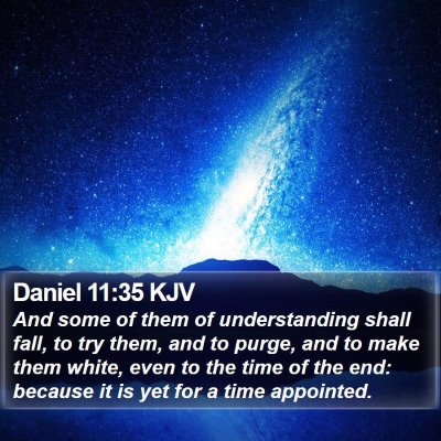 Daniel 11:35 KJV Bible Verse Image