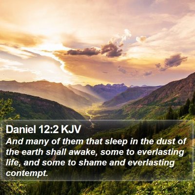 Daniel 12:2 KJV Bible Verse Image