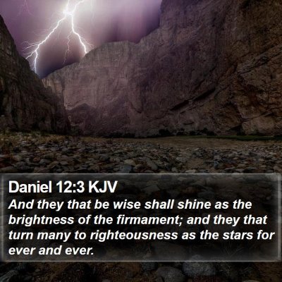 Daniel 12:3 KJV Bible Verse Image
