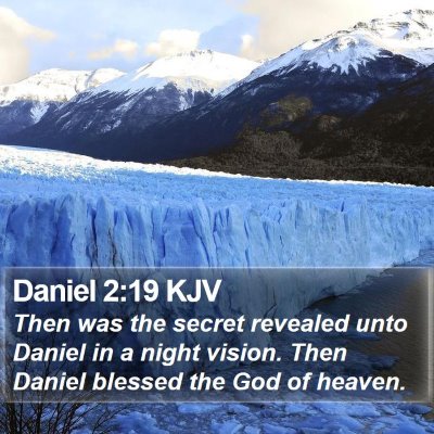 Daniel 2:19 KJV Bible Verse Image