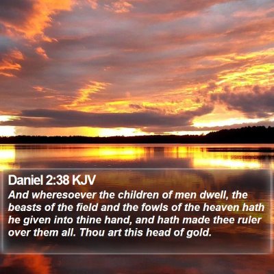 Daniel 2:38 KJV Bible Verse Image