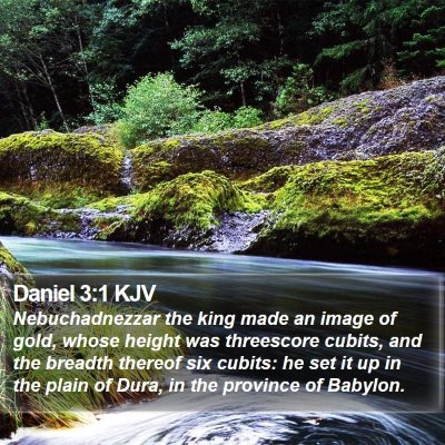 Daniel 3:1 KJV Bible Verse Image