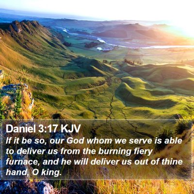 Daniel 3:17 KJV Bible Verse Image