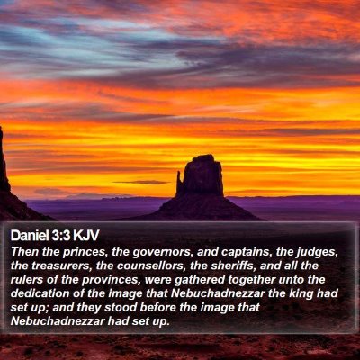 Daniel 3:3 KJV Bible Verse Image