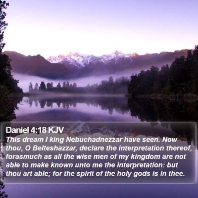 Daniel 4:18 KJV Bible Verse Image