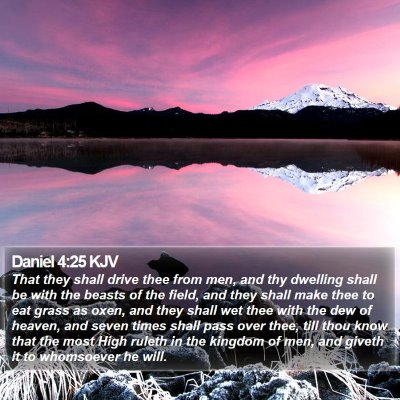 Daniel 4:25 KJV Bible Verse Image