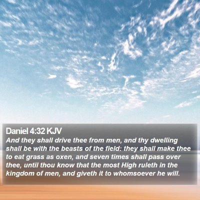 Daniel 4:32 KJV Bible Verse Image