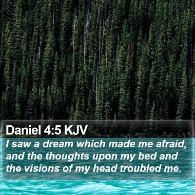 Daniel 4:5 KJV Bible Verse Image