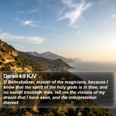 Daniel 4:9 KJV Bible Verse Image