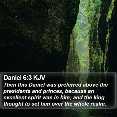 Daniel 6:3 KJV Bible Verse Image