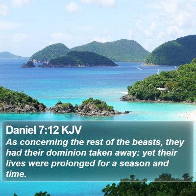 Daniel 7:12 KJV Bible Verse Image