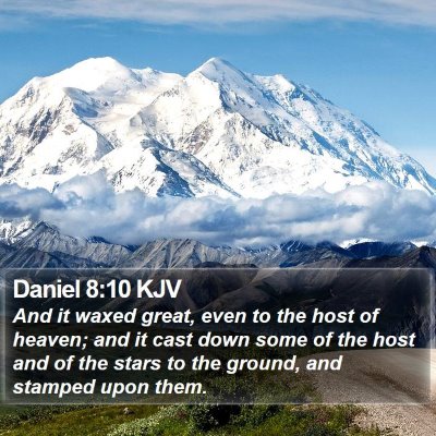 Daniel 8:10 KJV Bible Verse Image